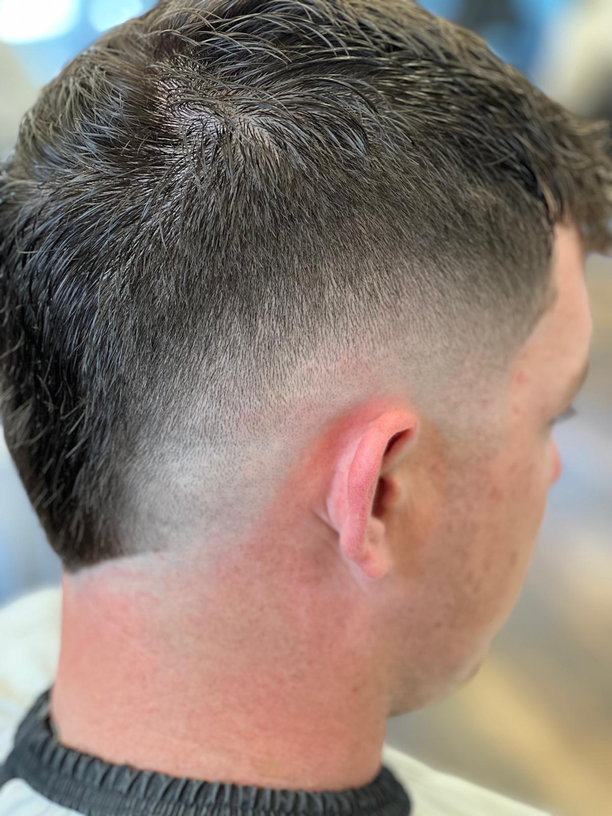 Burst Fade Mullet