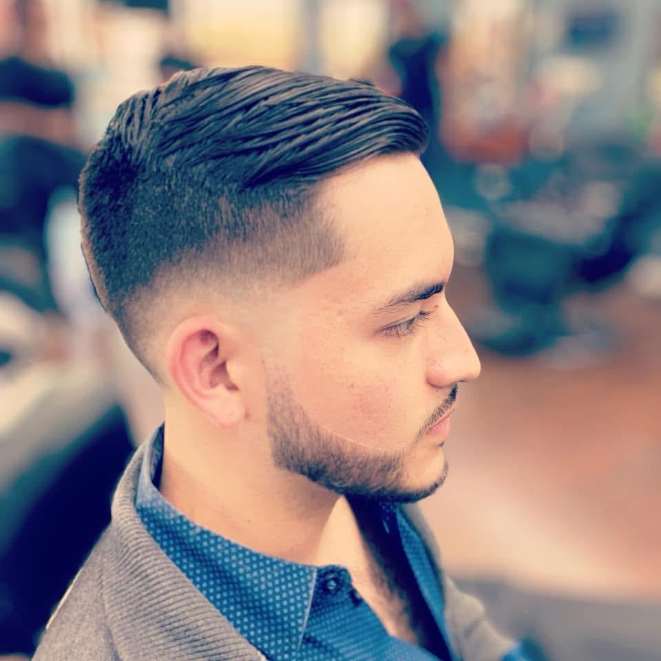 Modern Mullet with Temple Taper